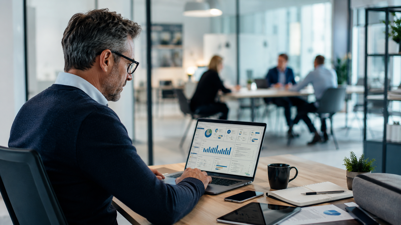 Digitalisation des entreprises dans une PME moderne